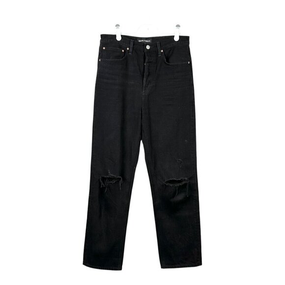 Denim Forum Joni High Rise Loose Jeans Black - Picture 2 of 11